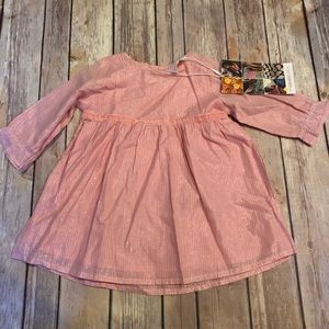 Masala baby pink shimmery dress